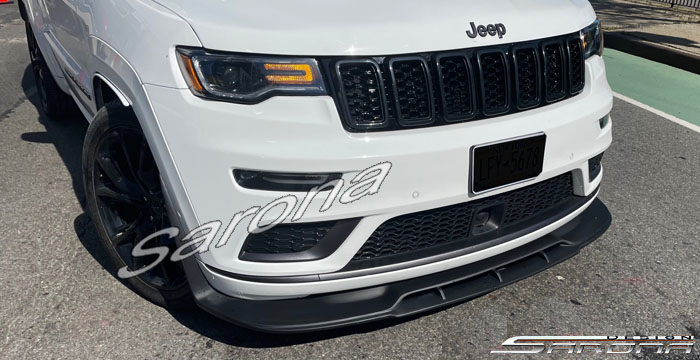 Custom Jeep Grand Cherokee  SUV/SAV/Crossover Front Lip/Splitter (2017 - 2021) - $790.00 (Part #JP-045-FA)